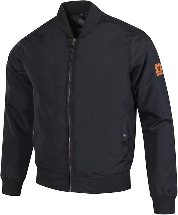 Men’s Classic Bomber Jacket – Lightweight Summer Jacket
